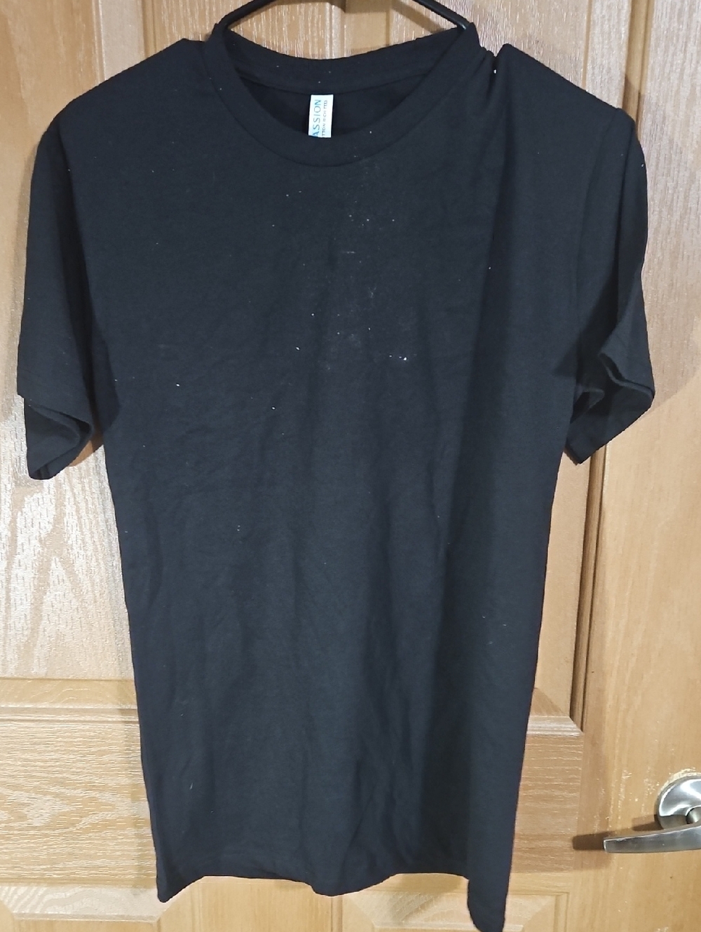Men's Black Short Sleeve Crewneck Tee